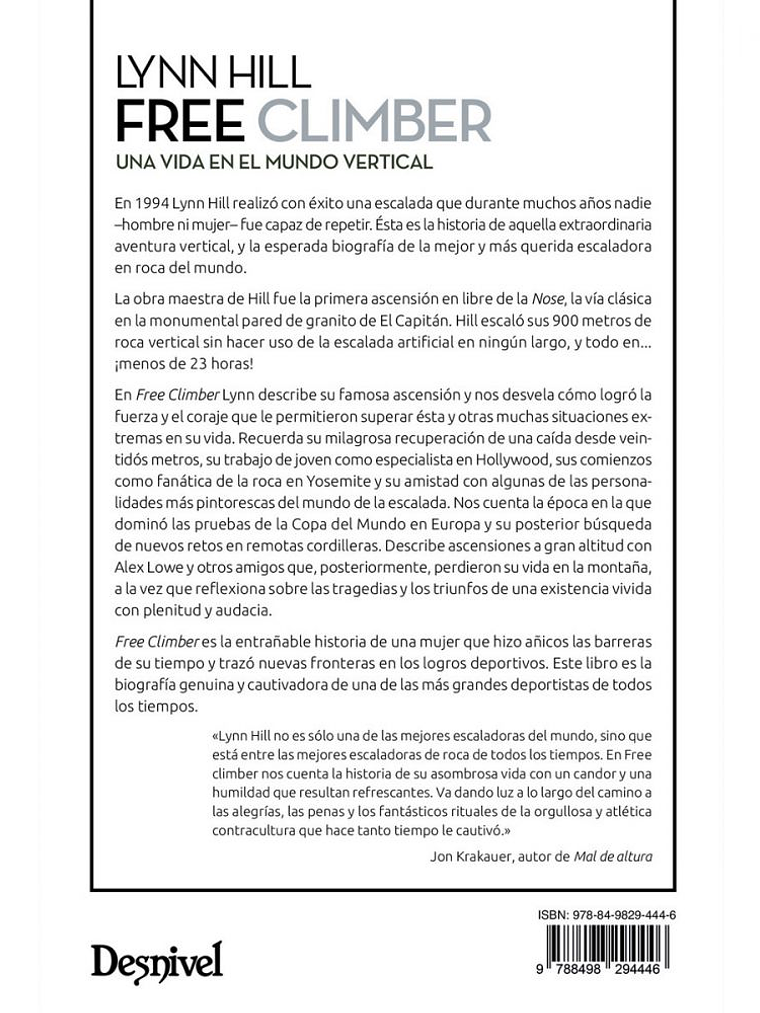 Libro Free climber. Mi vida en el mundo vertical 2