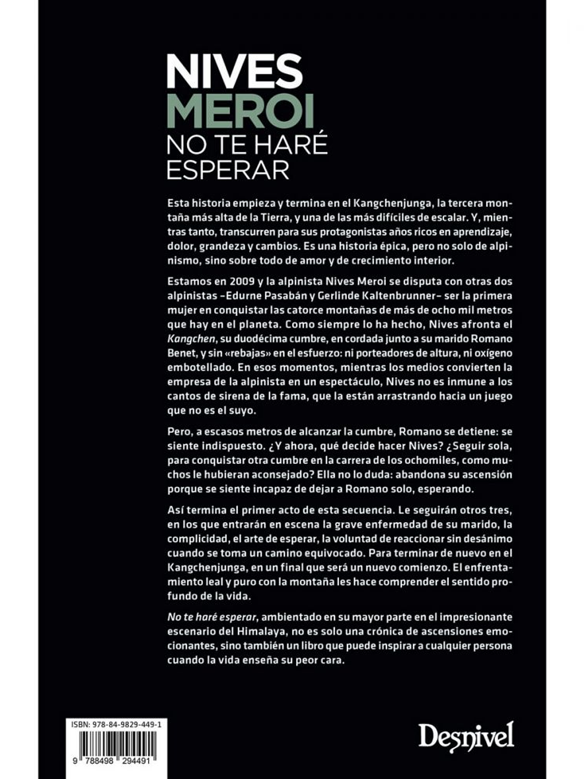 Libro No Te Haré Esperar 2