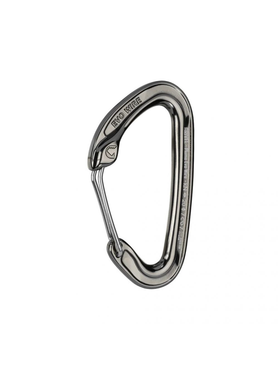 Mosquetón Sin Seguro K3EW Plume Evo Wire 2