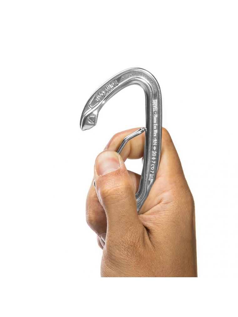 Mosquetón Sin Seguro K3EW Plume Evo Wire 3