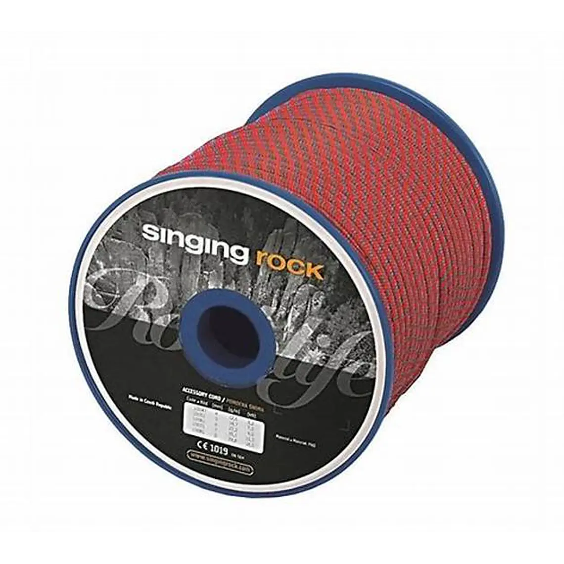 Cordín 7 mm Singing Rock Rojo/Gris por Metro – Poliamida 11,5 kN 1