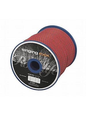 Cordín 7 mm Singing Rock Rojo/Gris por Metro – Poliamida 11,5 kN