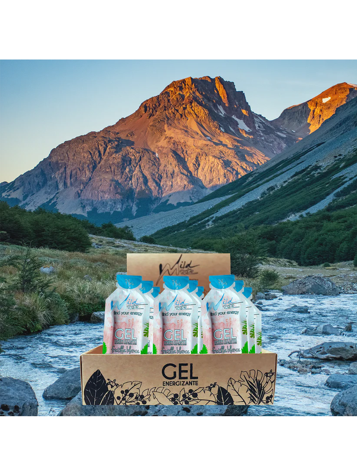 Gel Energizante Wildmate Plus Frutilla Blanca 1