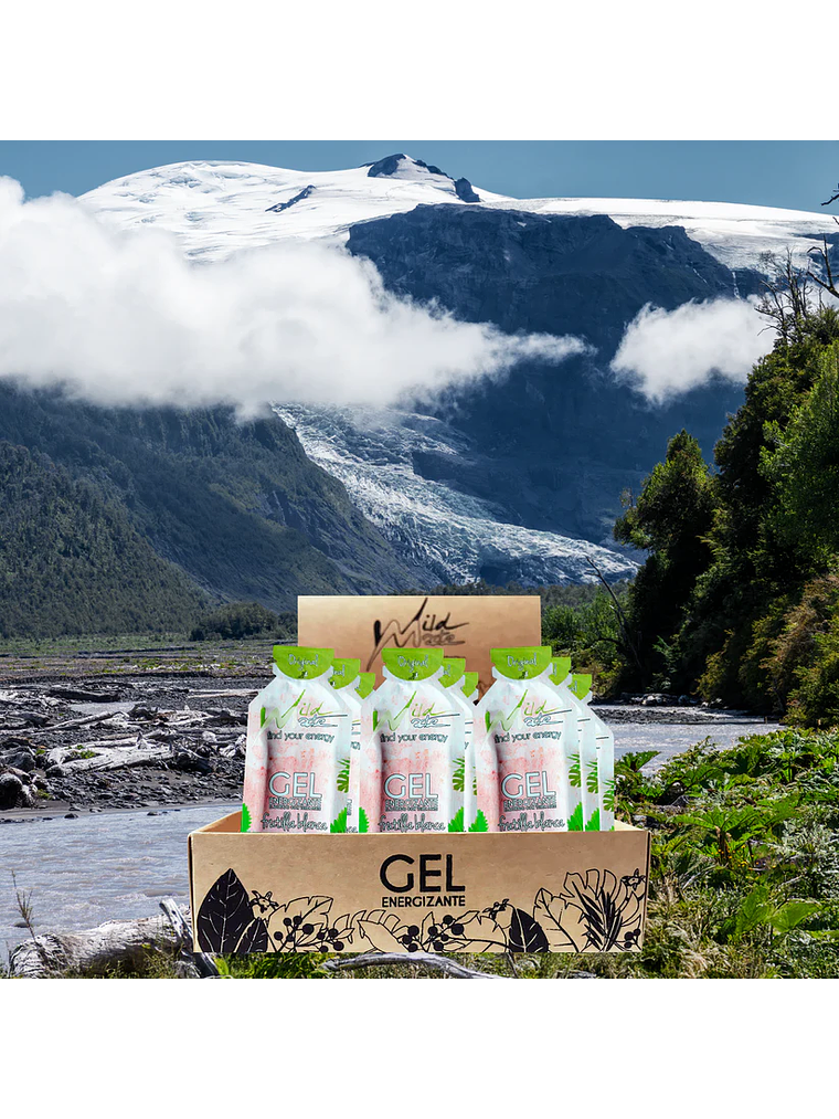 Gel Energizante Wildmate Original Frutilla Blanca 1
