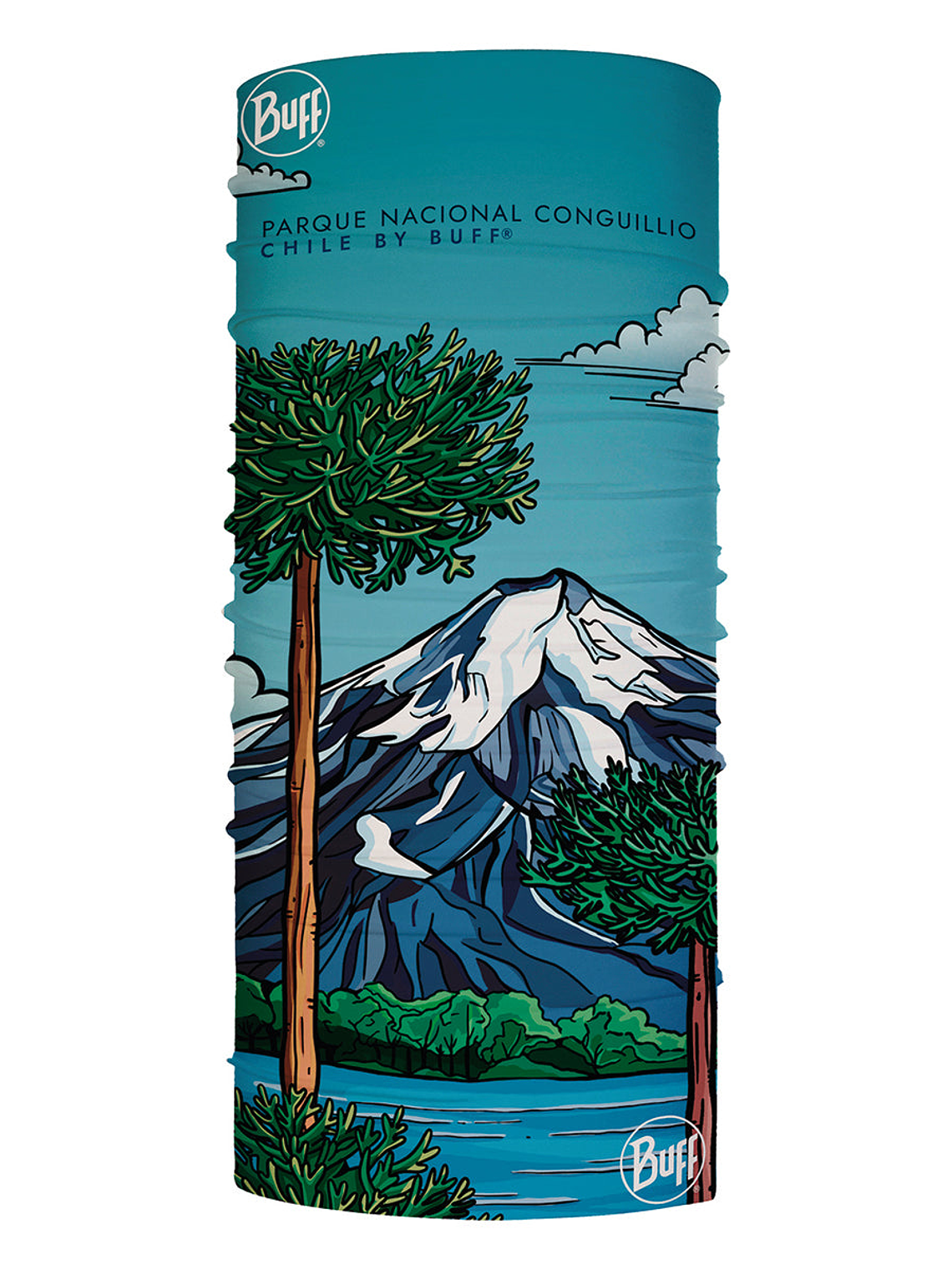 Bandana Tubular Original Ecostretch CHILE by BUFF® P.N Conguillio 1