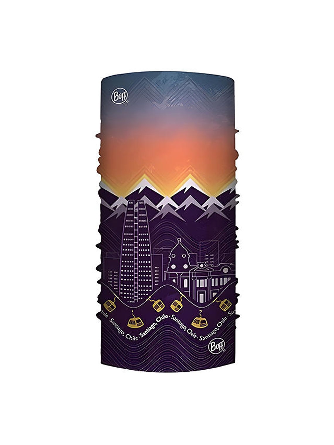 Bandana Tubular Original BUFF Licenses Santiago 1