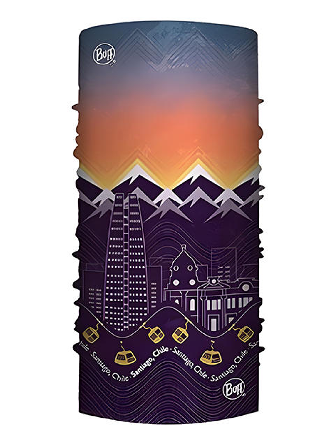 Bandana Tubular Original BUFF Licenses Santiago 1