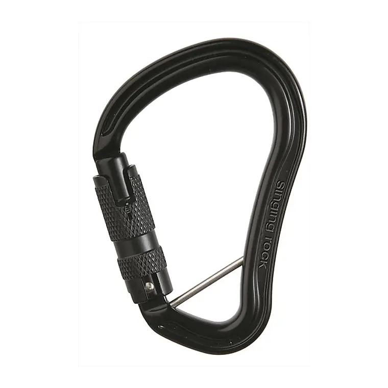 Mosquetón HMS Hector con Barra Cautiva y Triple Seguro | Singing Rock 1