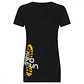 Polera Footstep Tee Mujer XS Black - Vorschaubild 2