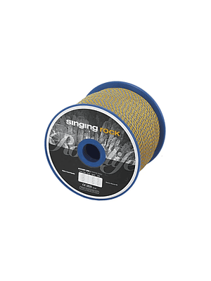 Cordín 6 mm Singing Rock Amarillo/Gris por Metro – Poliamida 9 kN