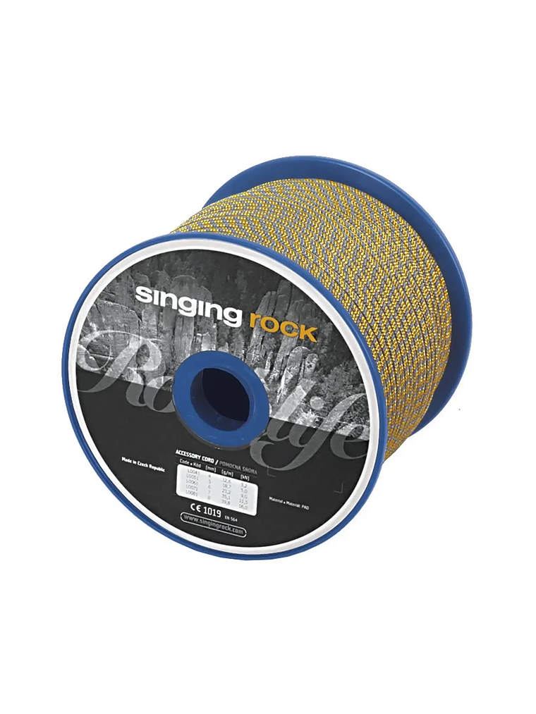 Cordin 6 mm Singing Rock Amarillo/Gris 1