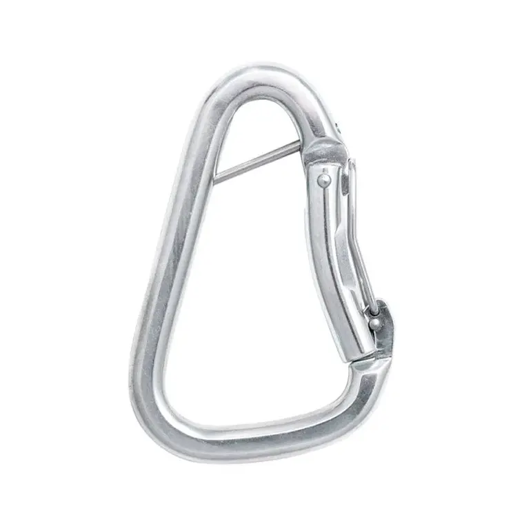 Mosquetón Asimétrico Acero HMS Seguro CLIP 50kN Twin Smith Captive 1