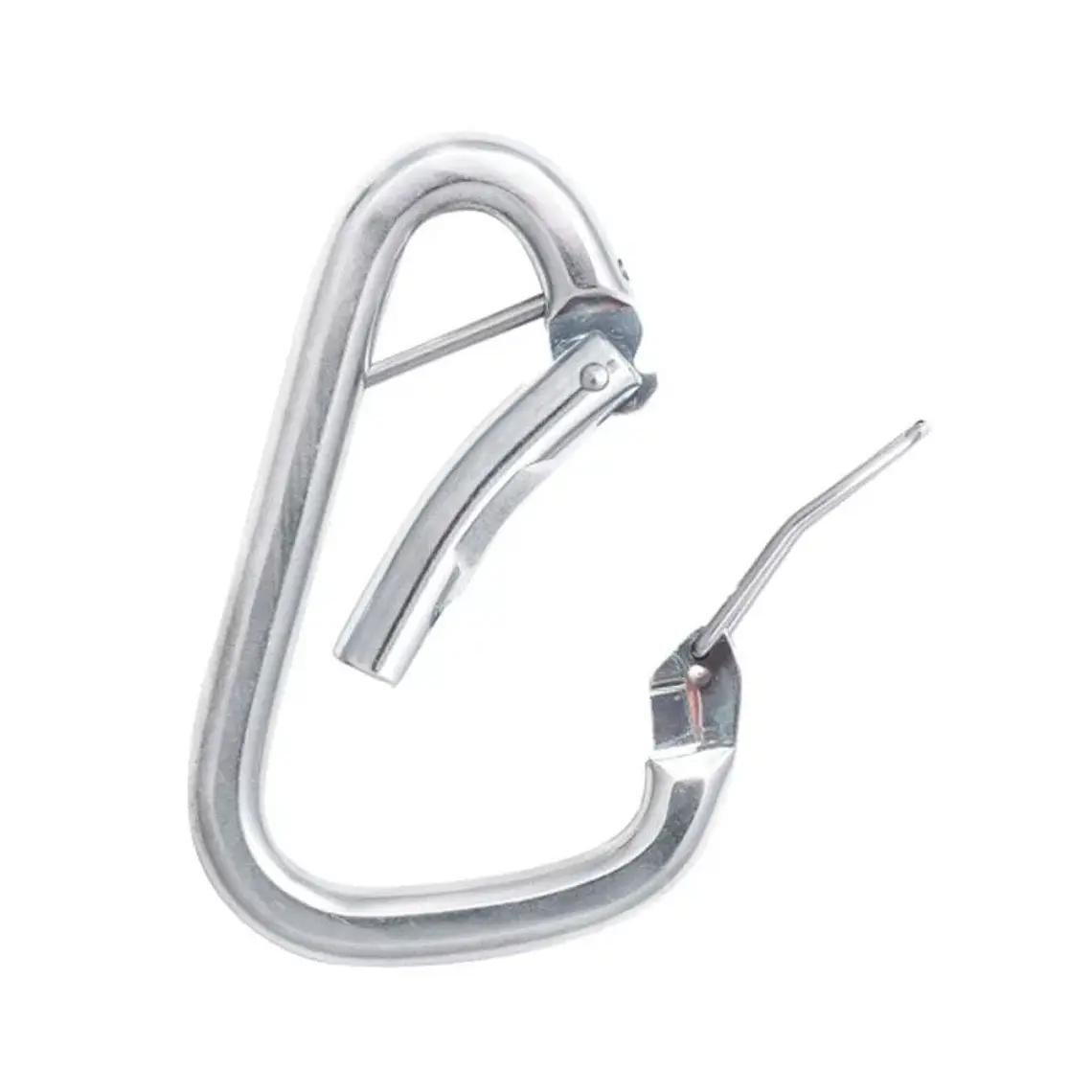 Mosquetón Asimétrico Acero HMS Seguro CLIP 50kN Twin Smith Captive 2