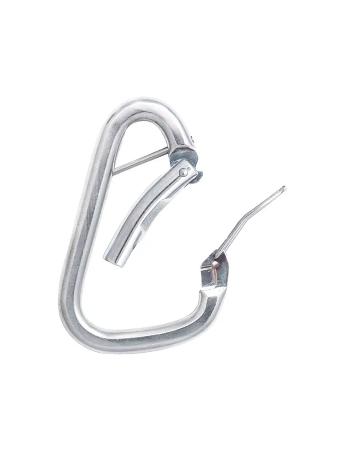 Mosquetón Asimétrico Acero HMS Seguro CLIP 50kN Twin Smith Captive 2