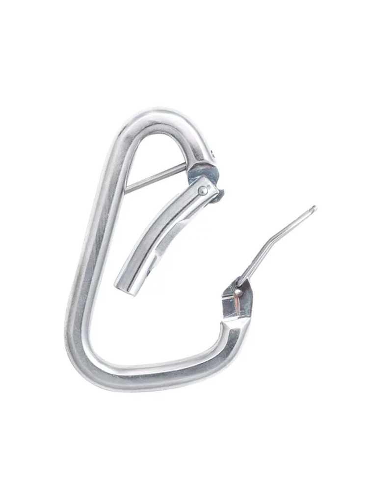 Mosquetón Asimétrico Acero HMS Seguro CLIP 50kN Twin Smith Captive 2