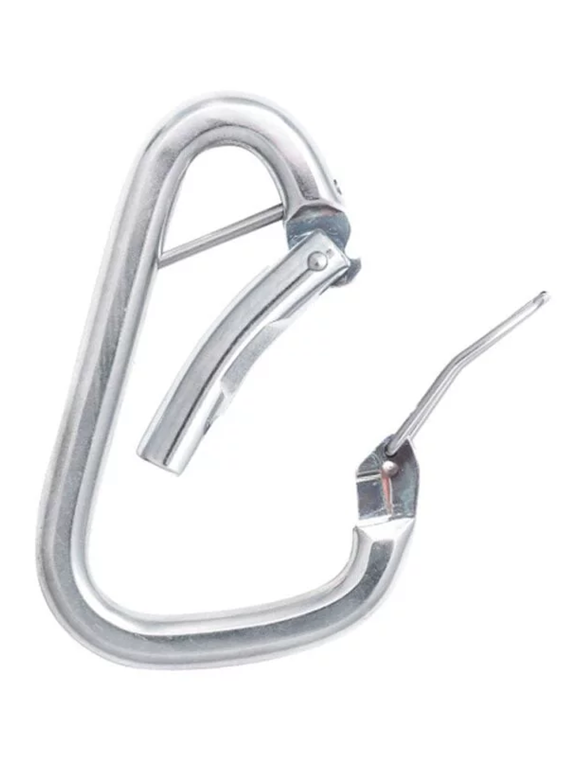 Mosquetón Asimétrico Acero HMS Seguro CLIP 50kN Twin Smith Captive 2