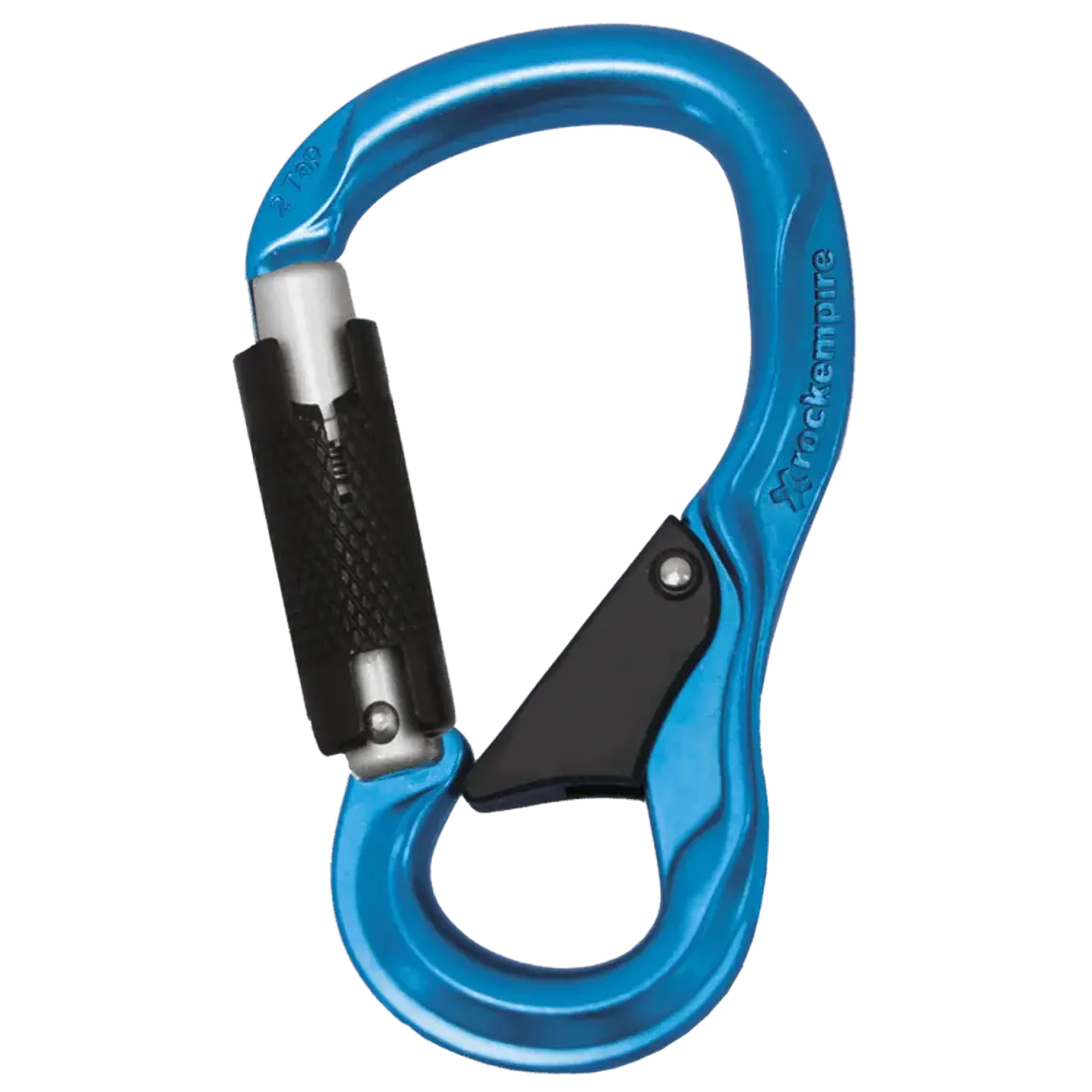 Mosquetón Aluminio HMS 2 Tiempos 24kN 2 TAP 2T Azul  1
