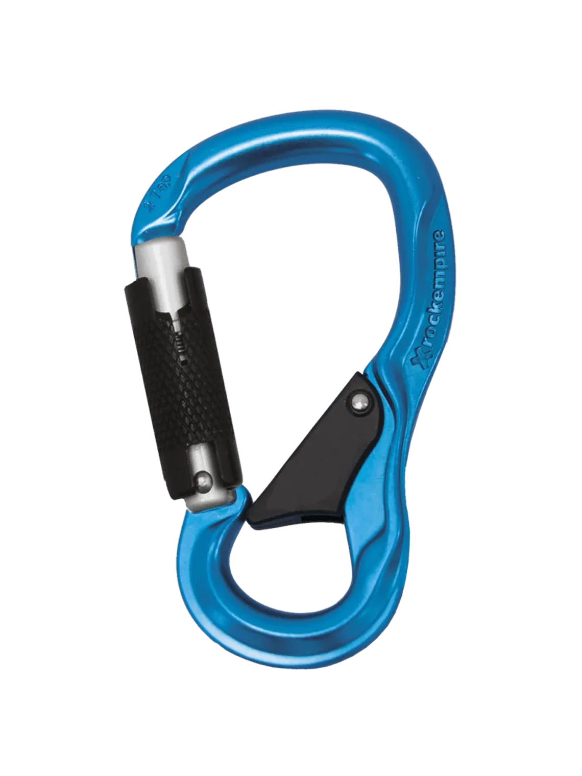 Mosquetón Aluminio HMS 2 Tiempos 24kN 2 TAP 2T Azul  1