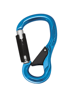 Mosquetón Aluminio HMS 2 Tiempos 24kN 2 TAP 2T Azul 