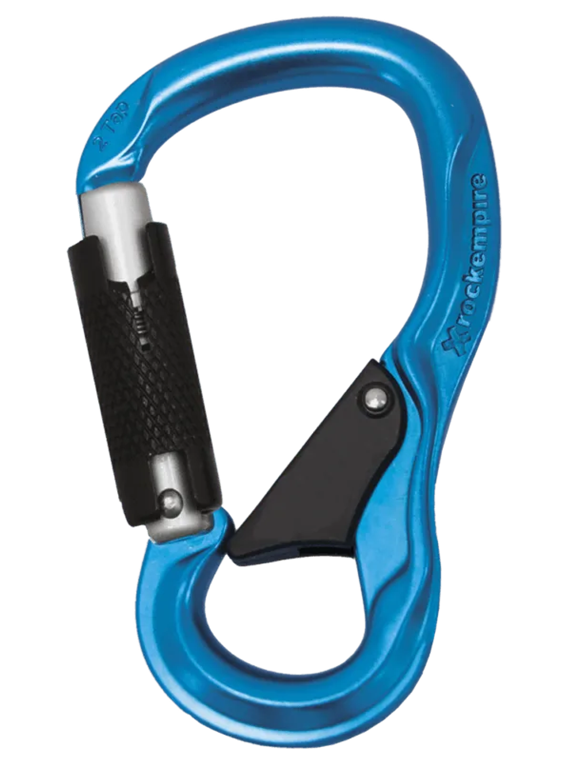 Mosquetón Aluminio HMS 2 Tiempos 24kN 2 TAP 2T Azul  1