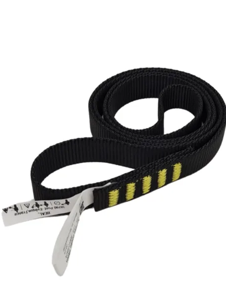 Anilla de Anclaje Plana Poliamida 60 cm x 18 mm 22kN black  1