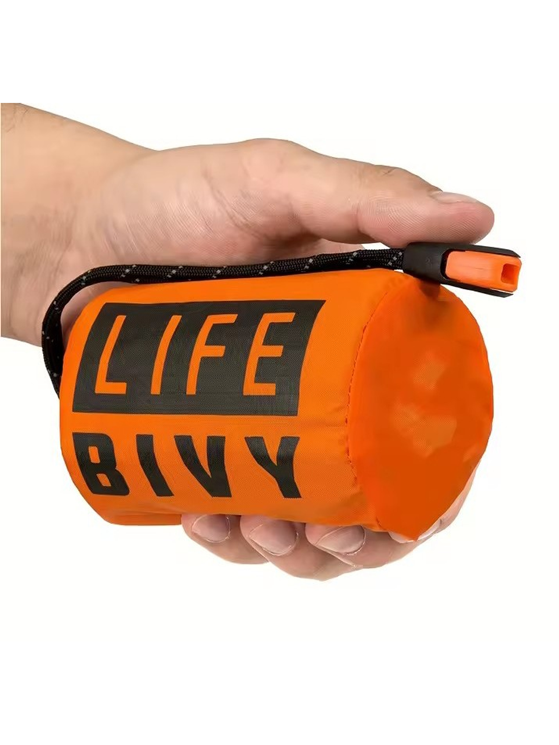 Manta térmica de emergencia con silbato 1