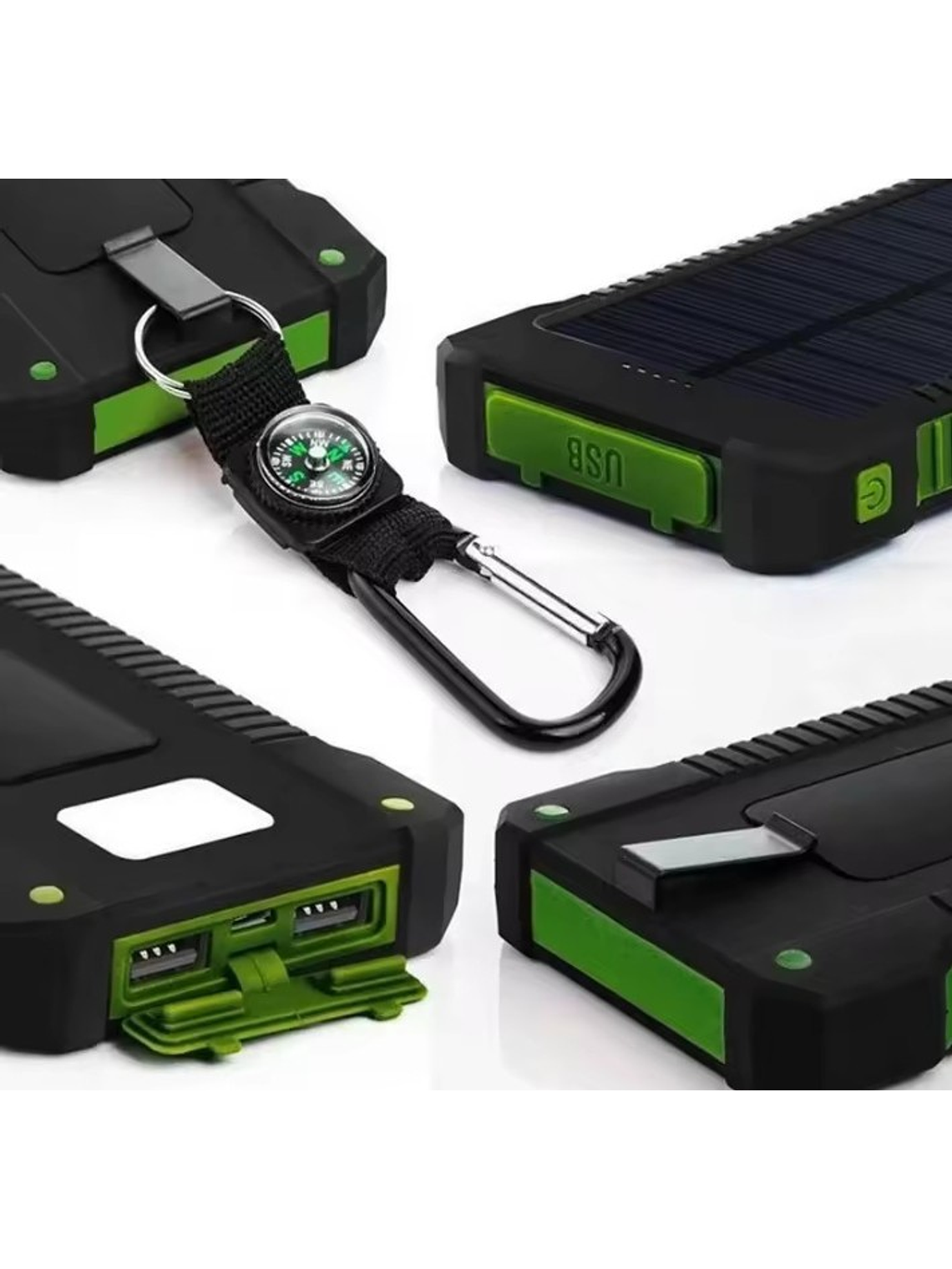 Batería Externa Solar Doble Carga Impermeable 200.000 mah 9