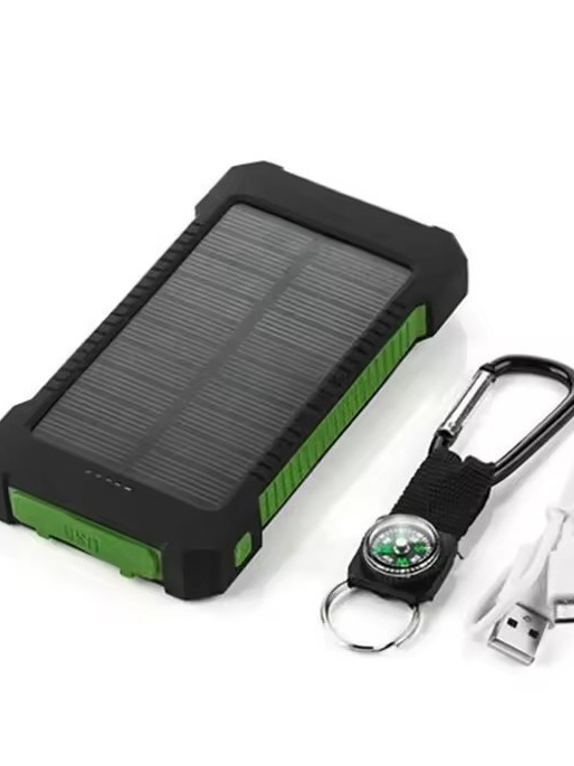 Batería Externa Solar con luz y brújula 50000 mah 9