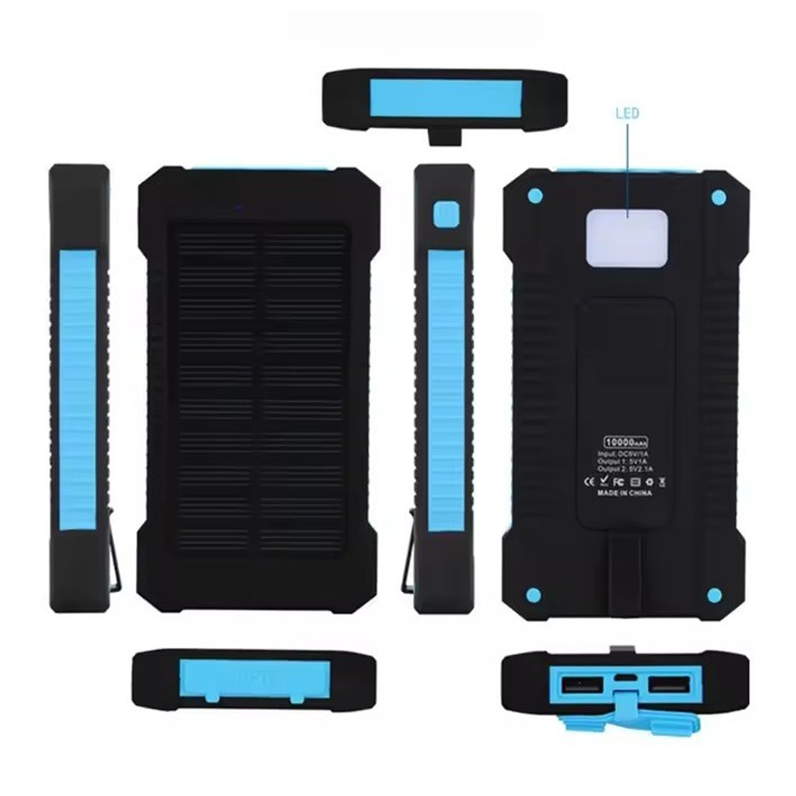 Batería Externa Solar 20000 mah 10