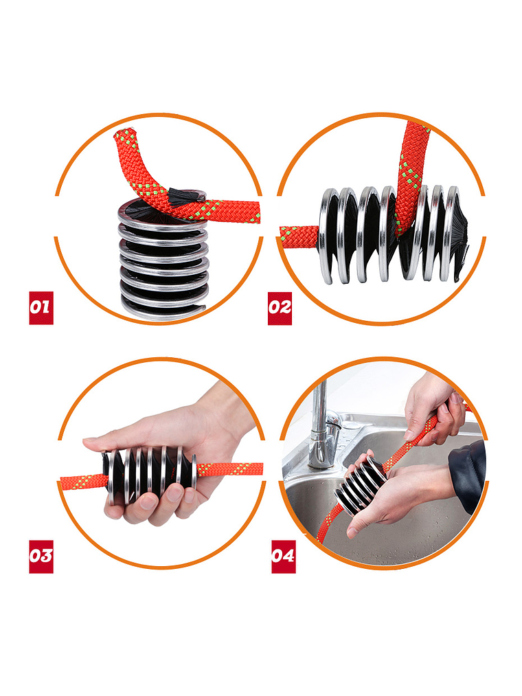 Cepillo Limpieza Cuerda / Xinda 5