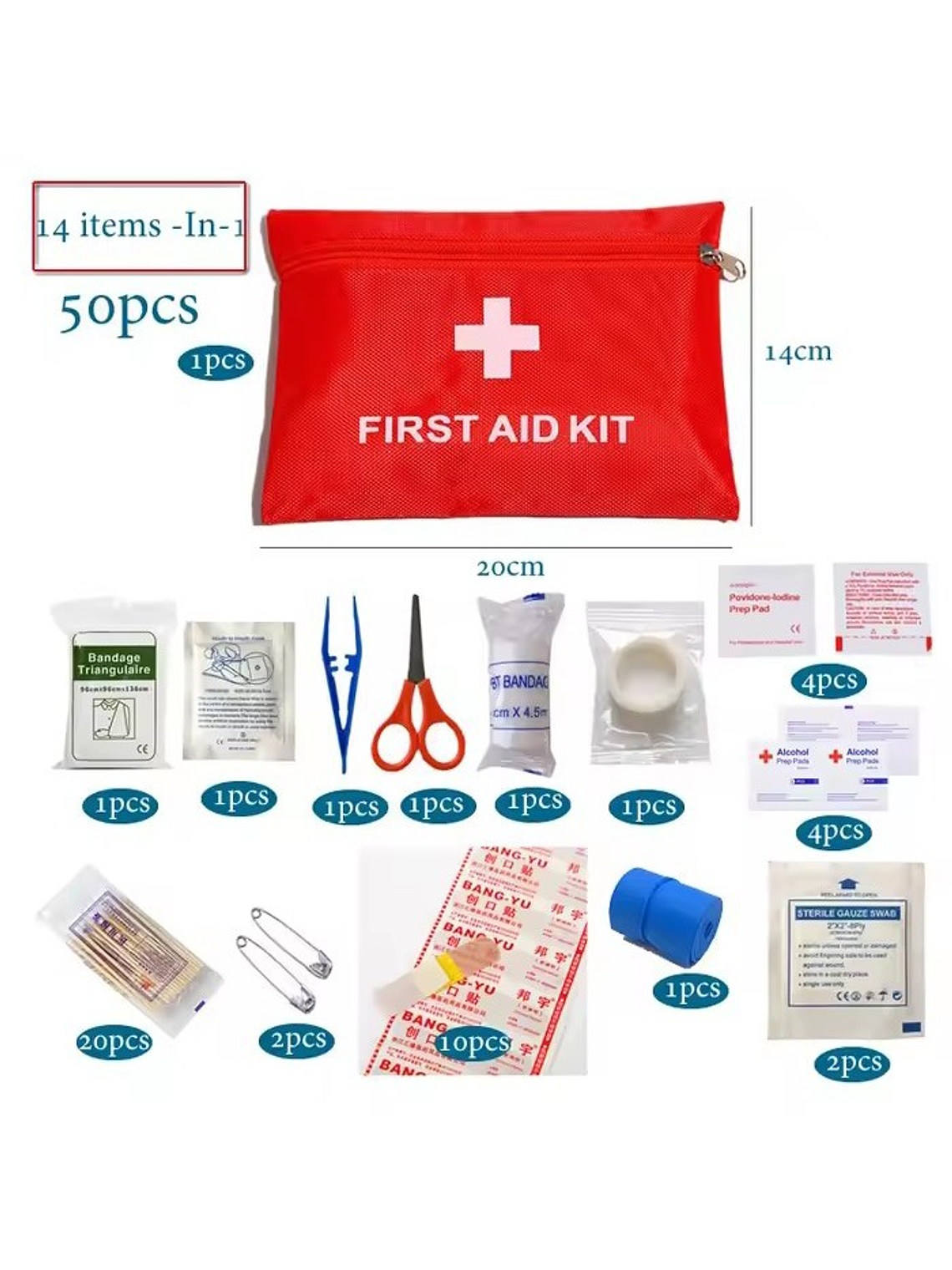 Kit Ready-SOS Nevasol | Pack de Emergencia con Botiquín, Silbato y Manta Térmica 2