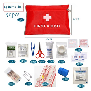Kit Ready-SOS Nevasol | Pack de Emergencia con Botiquín, Silbato y Manta Térmica