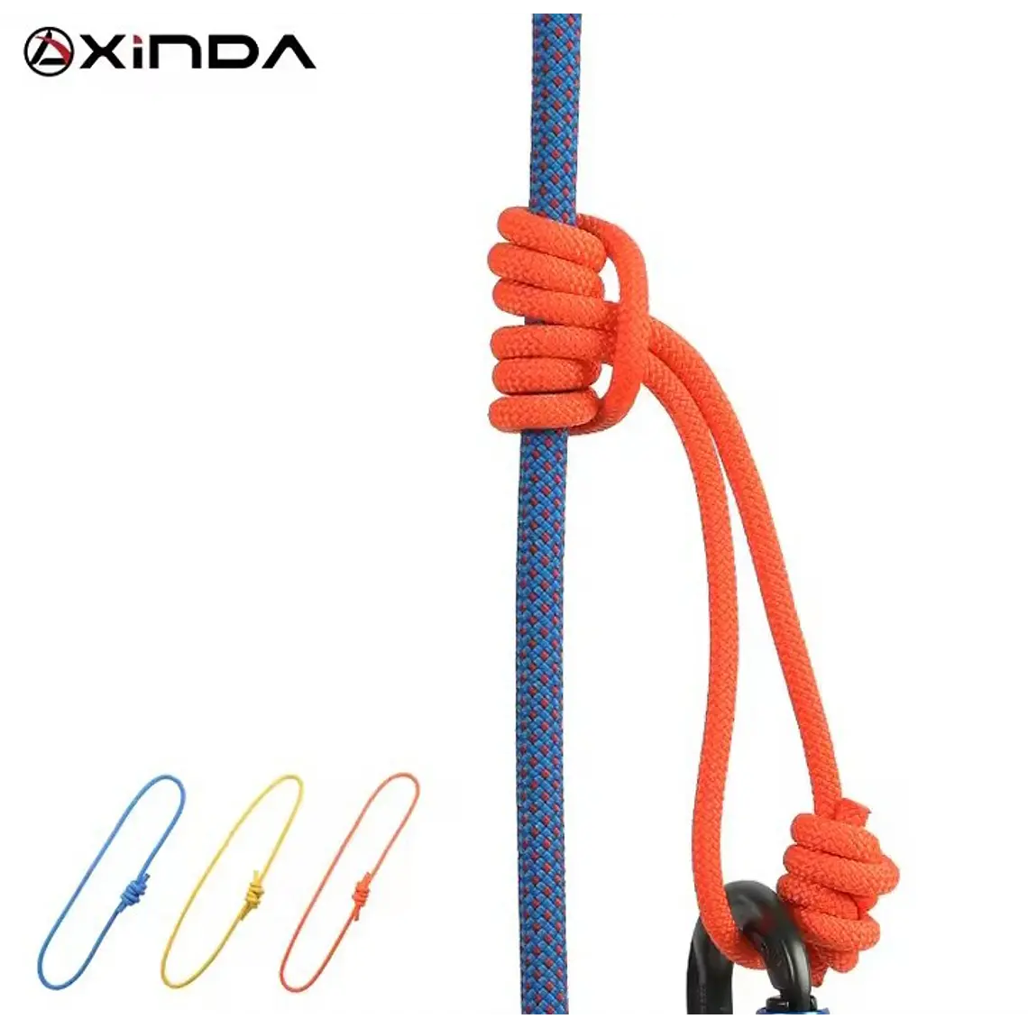 Cuerda para Nudo Prusik 120 cm (6 mm) Nylon Azul 1