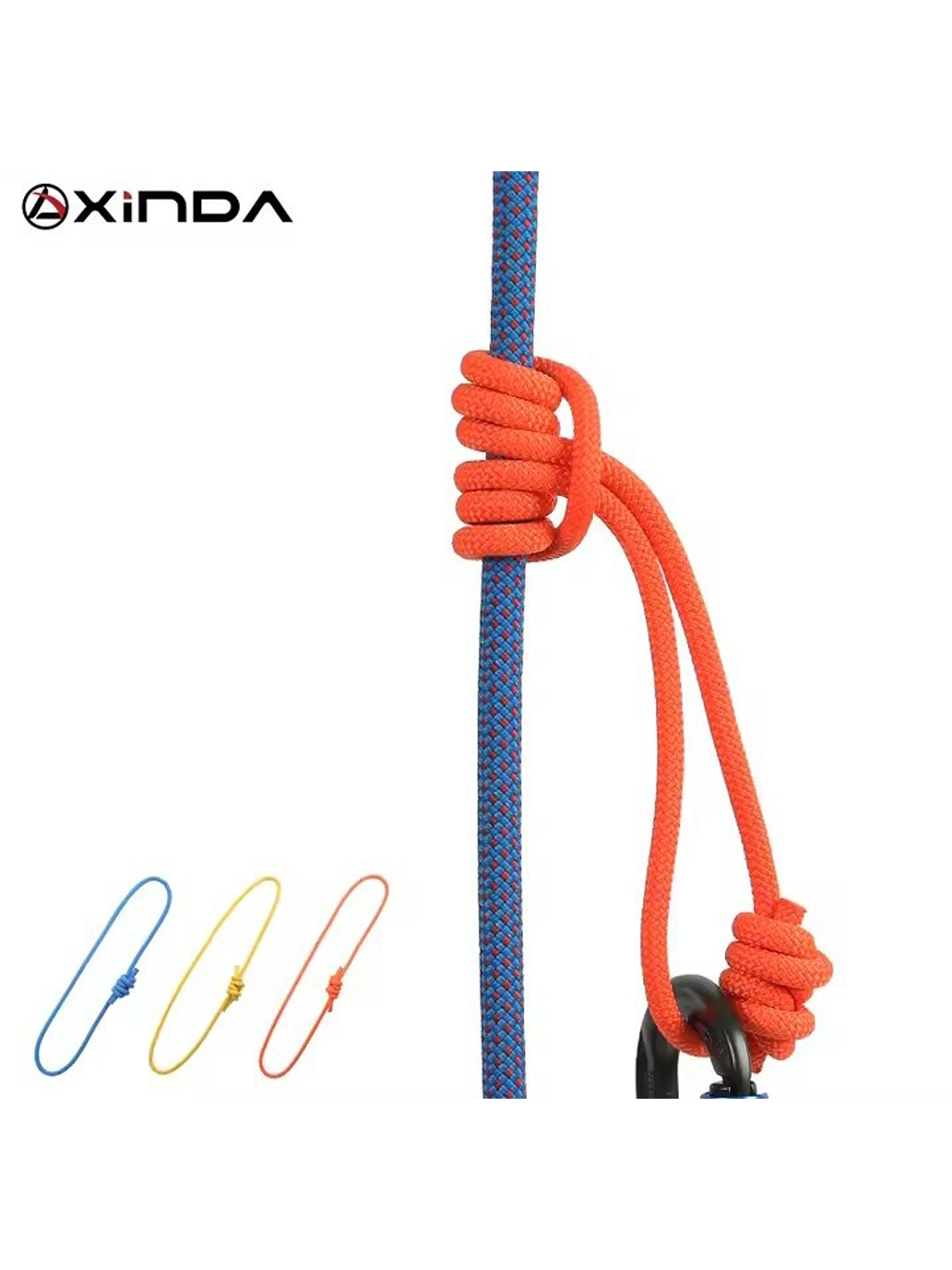 Cuerda para Nudo Prusik 120 cm (6 mm) Nylon Azul 1