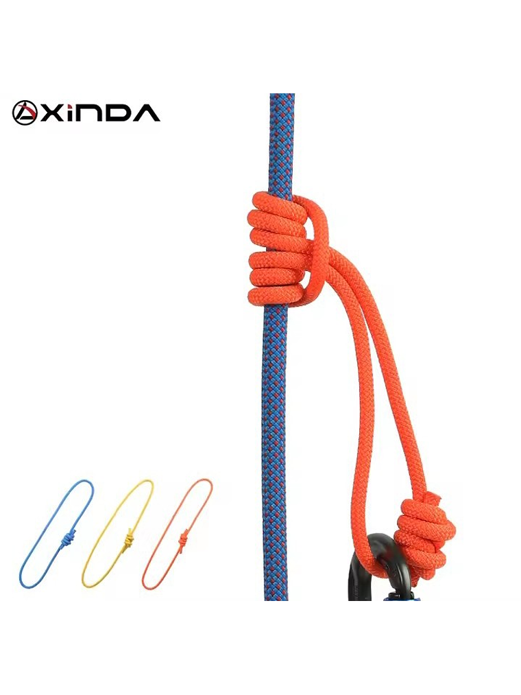 Cuerda para Nudo Prusik 120 cm (6 mm) Nylon Azul 1