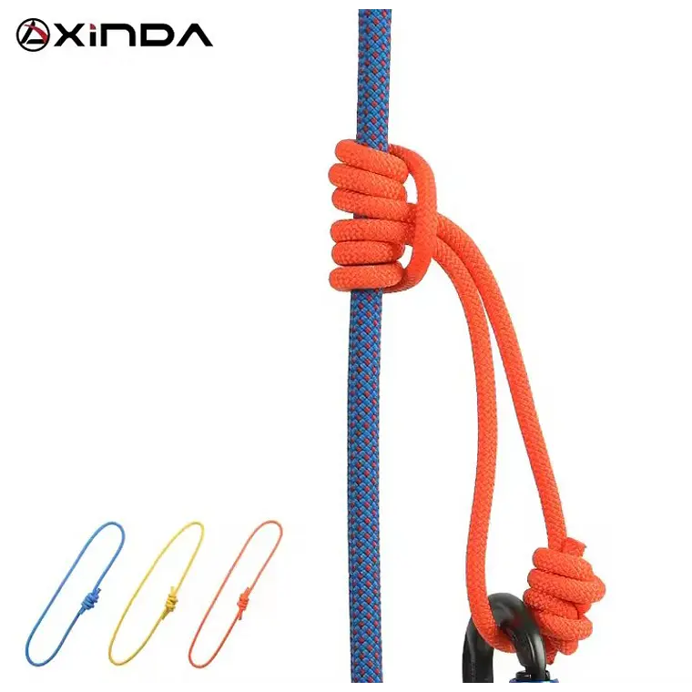 Cuerda para Nudo Prusik 120 cm (6 mm) Nylon Azul 1