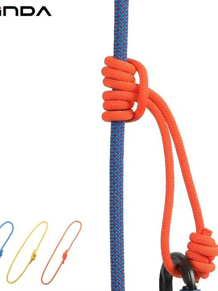 Cuerda para Nudo Prusik 120 cm (6 mm) Nylon Azul 1