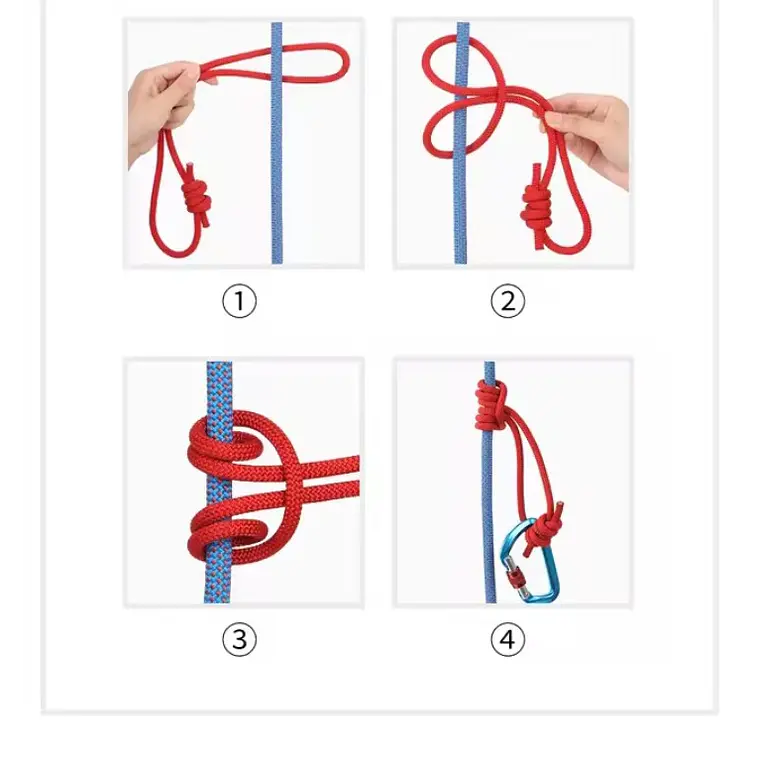 Cuerda para Nudo Prusik 120 cm (6 mm) Nylon Azul 5