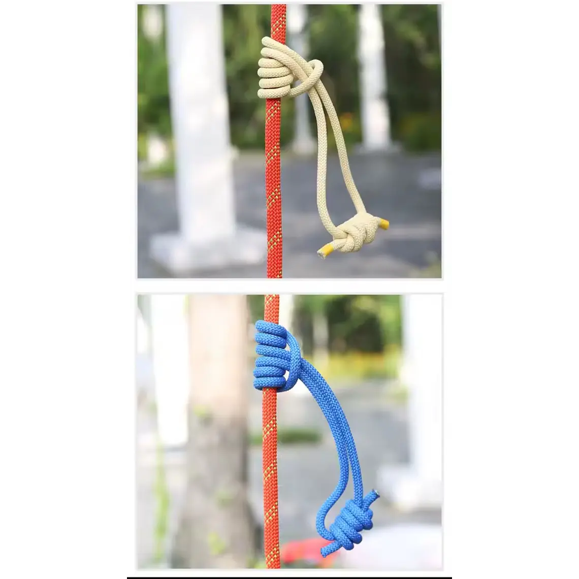 Cuerda para Nudo Prusik 120 cm (6 mm) Nylon Azul 8
