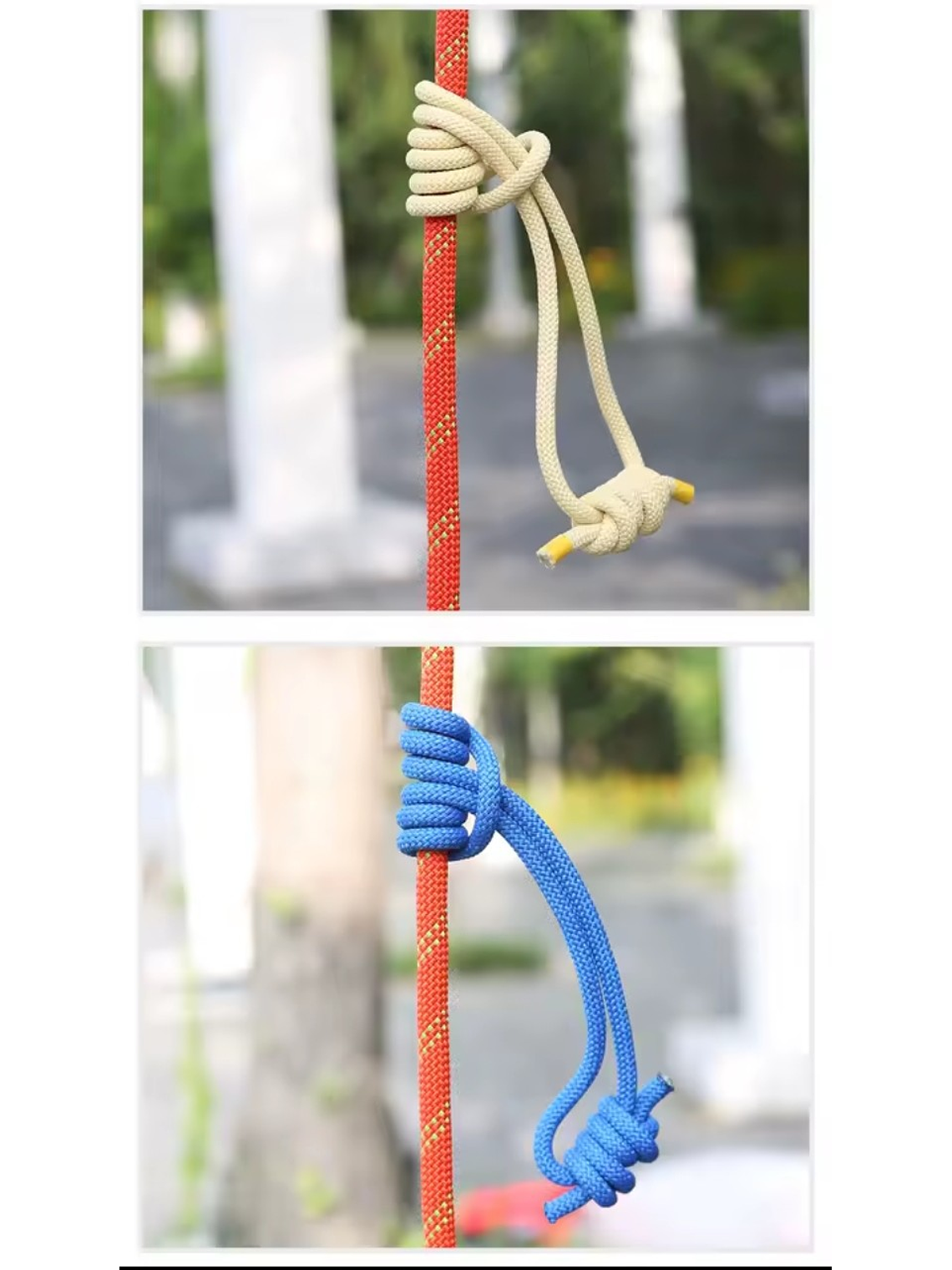 Cuerda para Nudo Prusik 120 cm (6 mm) Nylon Azul 8