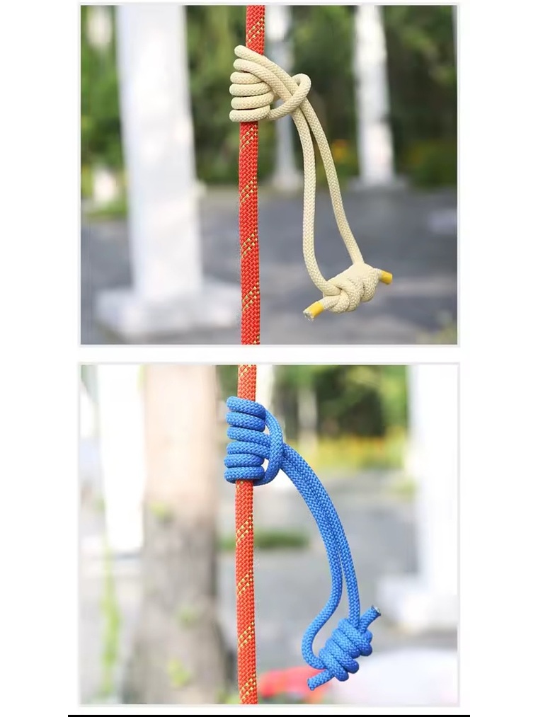 Cuerda para Nudo Prusik 120 cm (6 mm) Nylon Azul 8