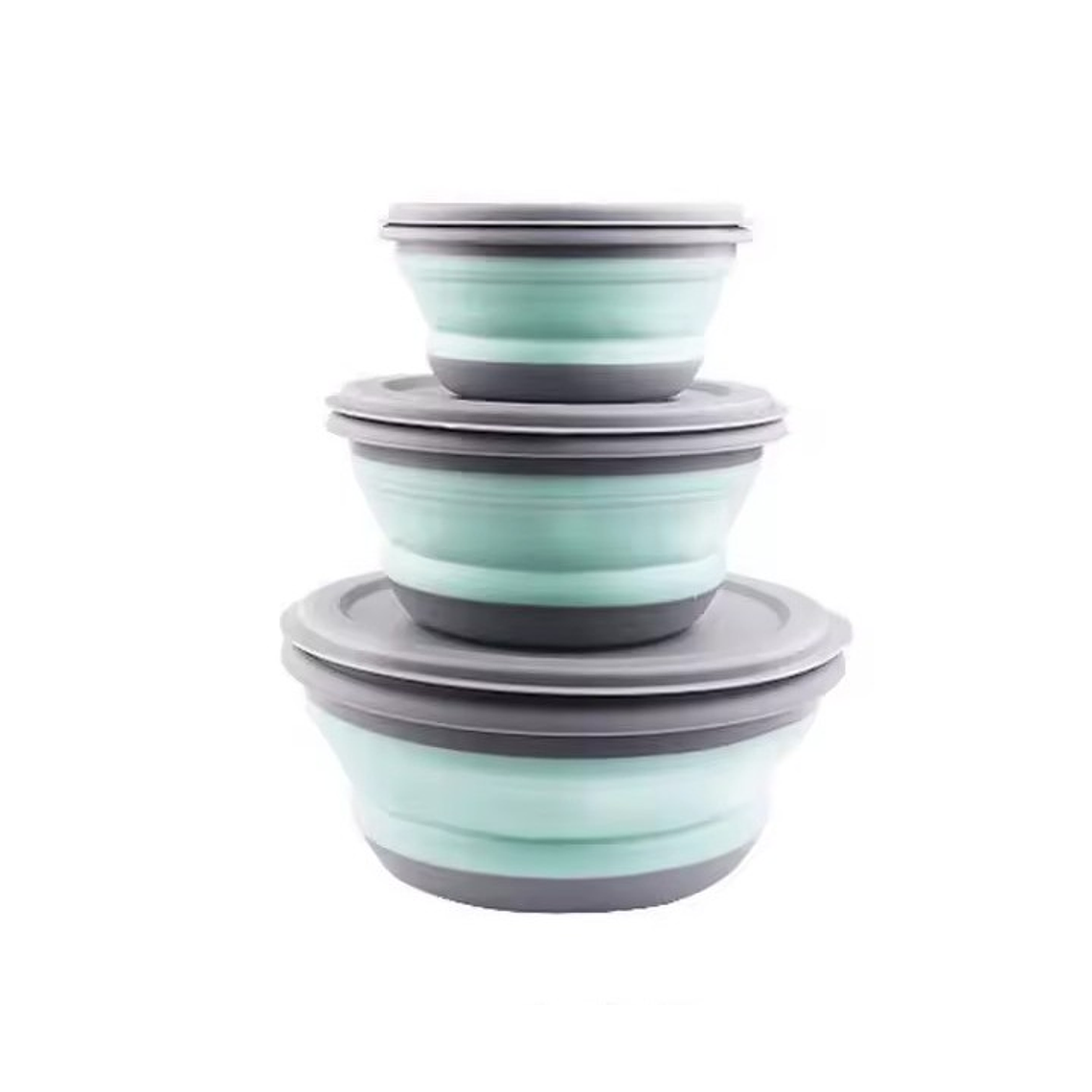 Set de Platos Plegables de Silicona para Camping y Trekking 1