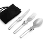 Set de Cubiertos Plegables para Camping - vignette 1