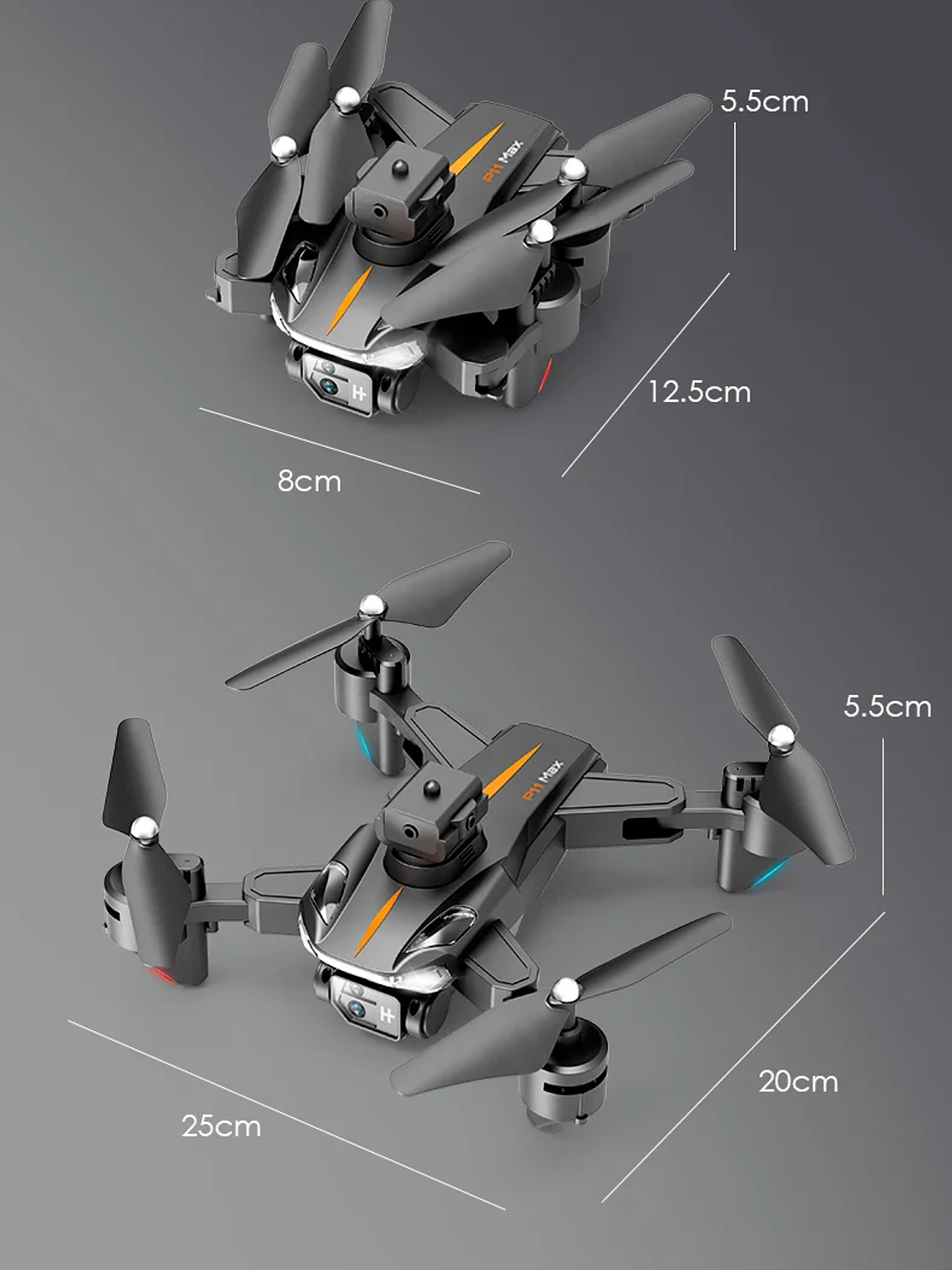 Dron Profesional P11 Pro Max con Detección de Obstáculos – Cámara 8K HD 2