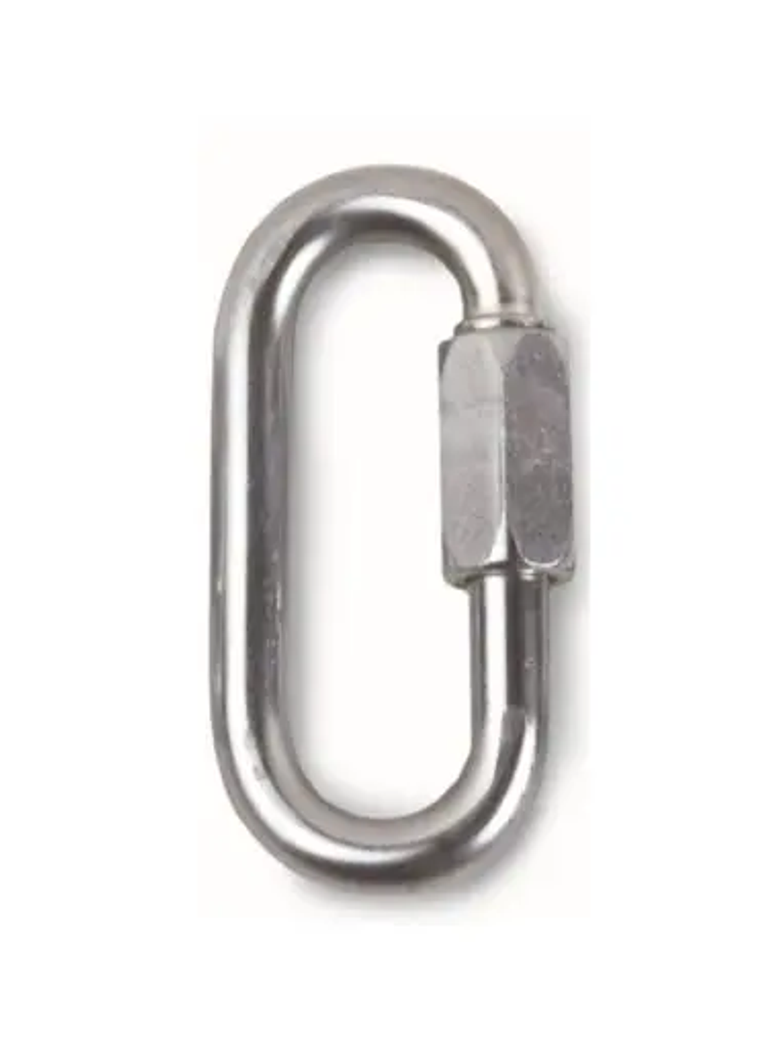 Maillón Ovalado de Acero Zincado 8 mm – 35 kN Certificado CE / EN 1