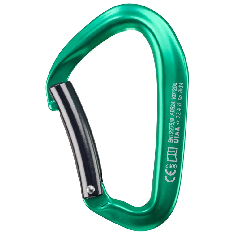 Mosquetón Sin Seguro Tipo D PUPUT Curve -Fixe 5