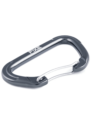 Mosquetón Aluminio Tipo D Sin Seguro 23kN ROCK BENT – FIXE