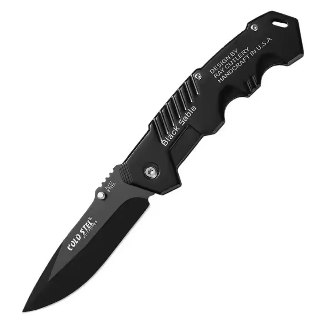 Cuchillo Plegable Outdoor Cold Steel Black Sable  2