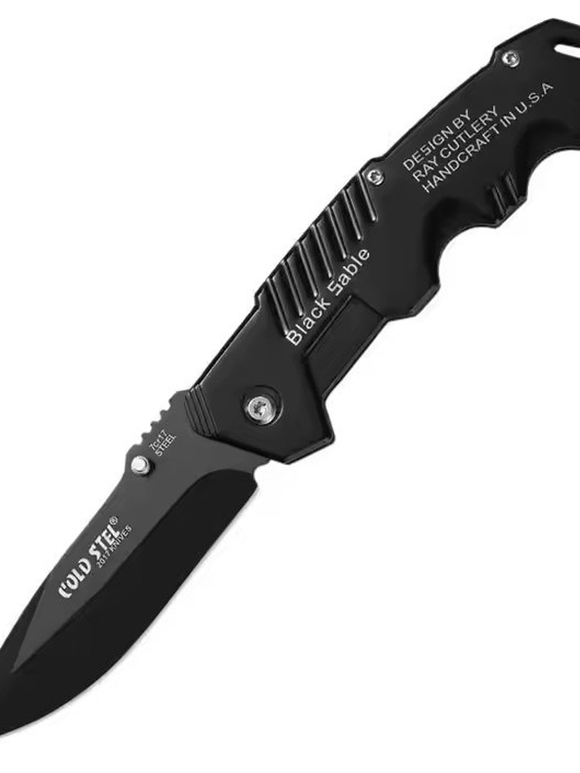 Cuchillo Plegable Outdoor Cold Steel Black Sable  2