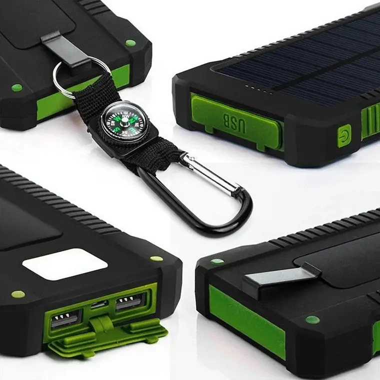Power Bank Solar Doble Carga Impermeable 100.000 mah 5